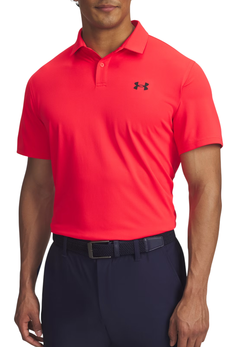 Поло тениска Under Armour UA T2G Pique Polo Shirt Червено | 1390123-713