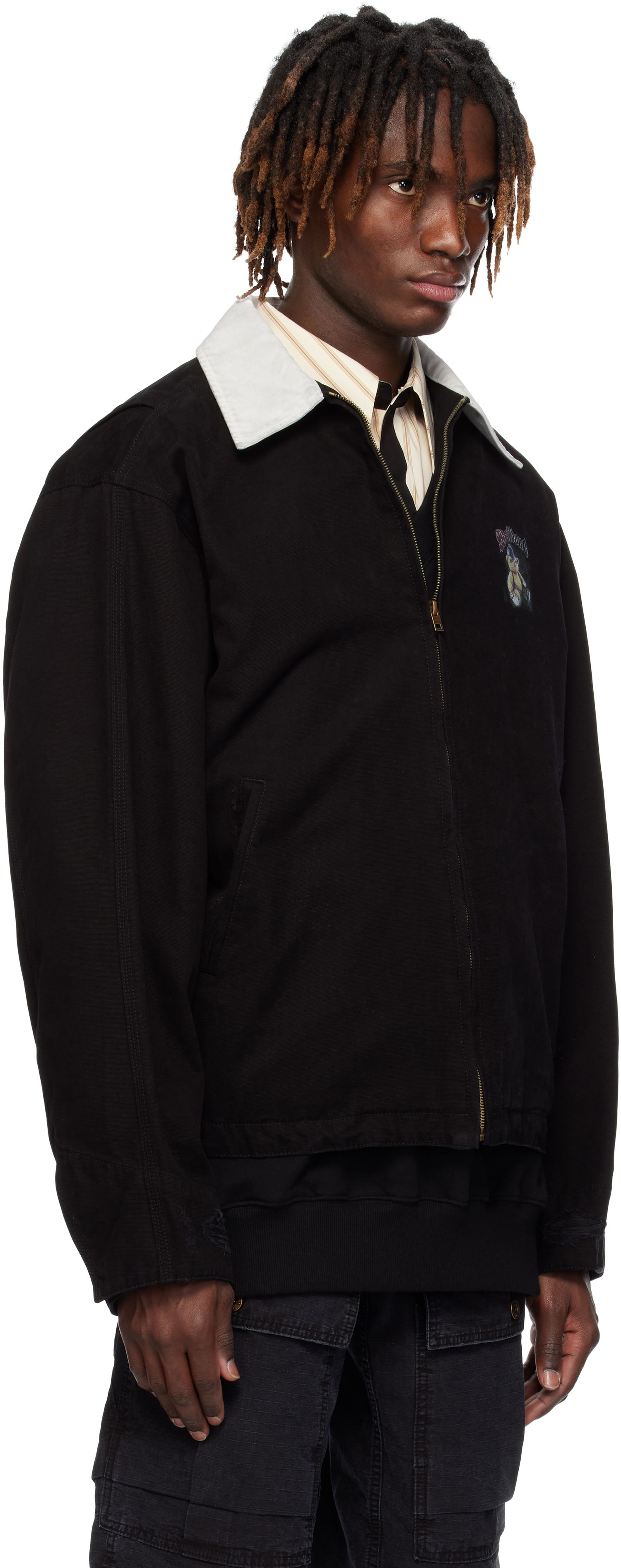Яке We11done We11done Punk Teddy Work Jacket Черно | WD-JK0-25-040-U-BK, 1