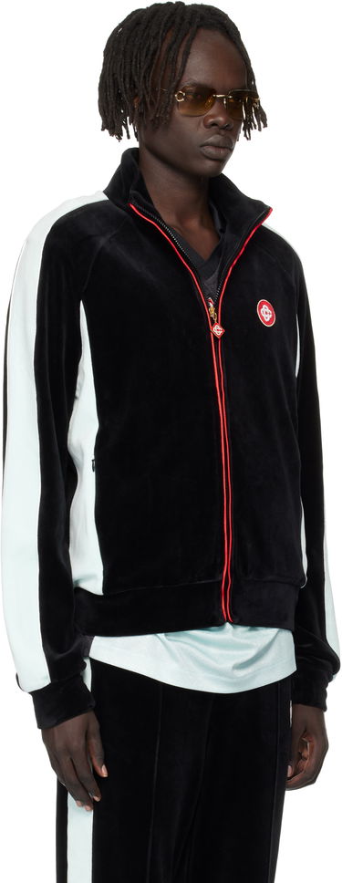 Яке Casablanca Casablanca Velour Track Jacket Черно | MPF25-JTP-395-01, 1