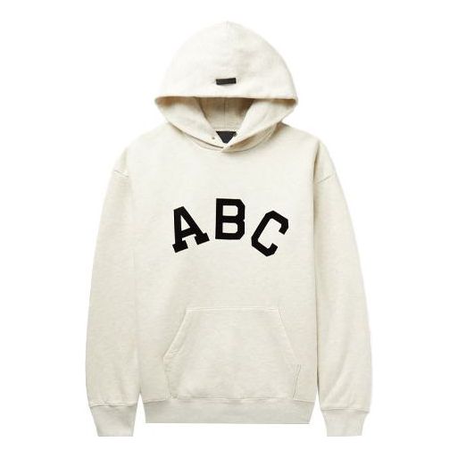 Суитчър Fear of God Fear of God ABC Print Hoodie Бежово | FOG-SS21-688, 0