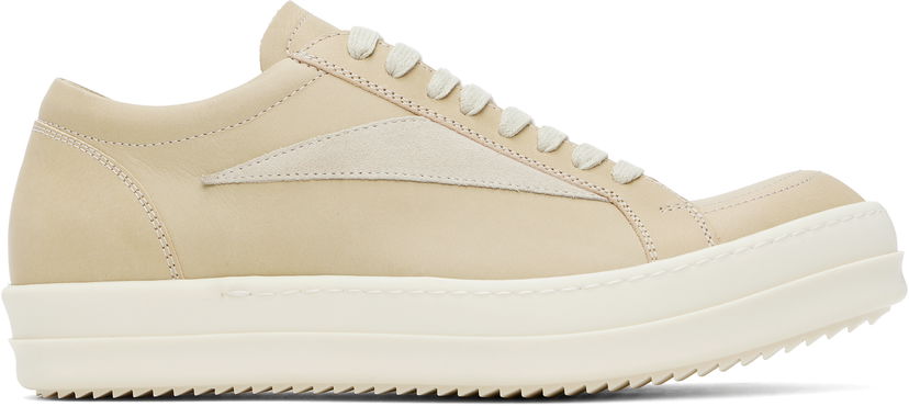 Кецове и обувки Rick Owens Rick Owens Hollywood Vintage Sneaks Бежово | RR01E5897 LCHLVS