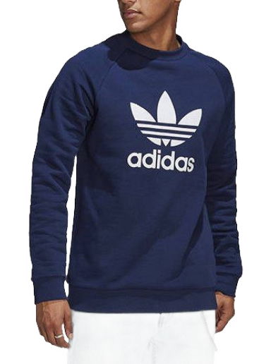 Суитчър adidas Originals Sweatshirt Trefoil Тъмно синьо | hk5294