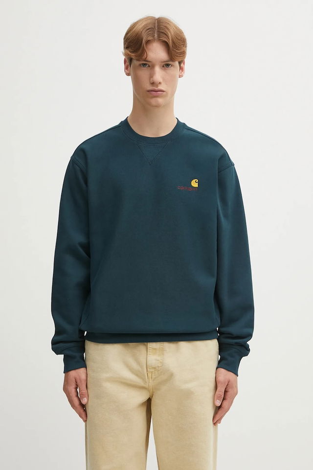 American Script Sweatshirt with embroidered logo