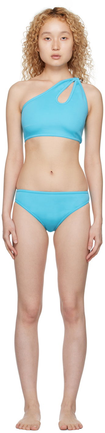 Бански Bottega Veneta Cutout Bikini Синьо | 733473 V2LF0, 0