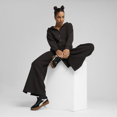 Суитчър Puma HER Comfort Cropped Zip-Up Hoodie Черно | 685056_01, 2