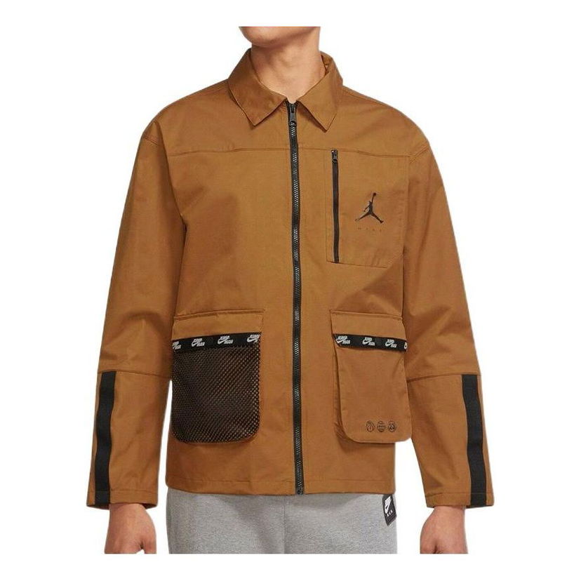 Яке Jordan Jordan Cargo Lapel Jacket Кафяво | DJ0243-241