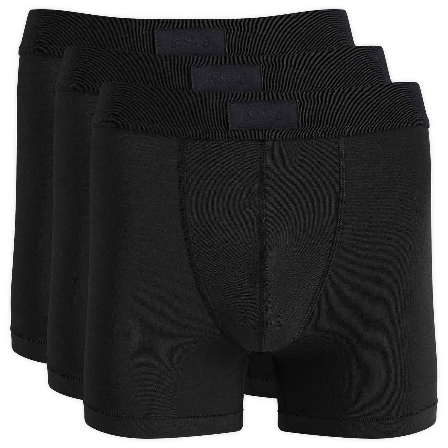 Боксерки SKIMS 3" Boxer Brief 3-Pack Черно | BO-BBR-5634M-ON, 1
