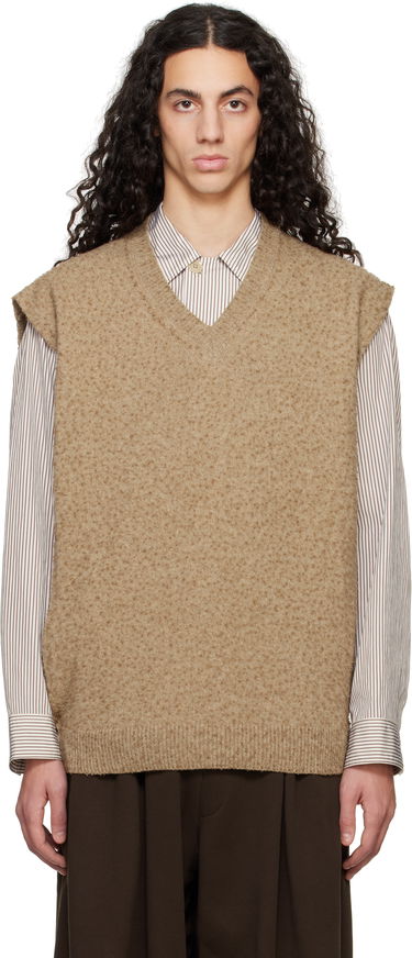 Пуловер Maison Margiela Maison Margiela Pilling Knit Vest Кафяво | S50TH0065 M13108, 0