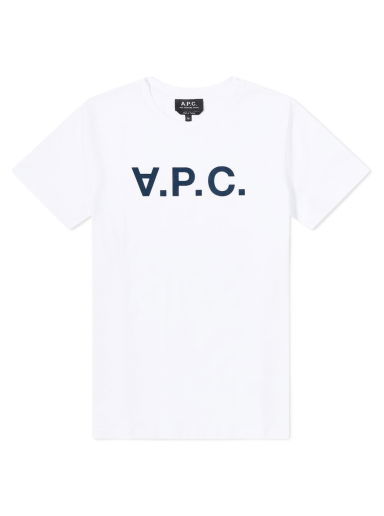 Тениска A.P.C. Vpc Logo Tee Бяло | COBQX-F26588-IAK