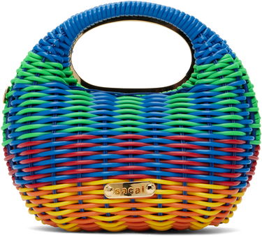 Дамска чанта sacai Sacai Woven Rainbow Round Bag Многоцветен | S150-01, 0