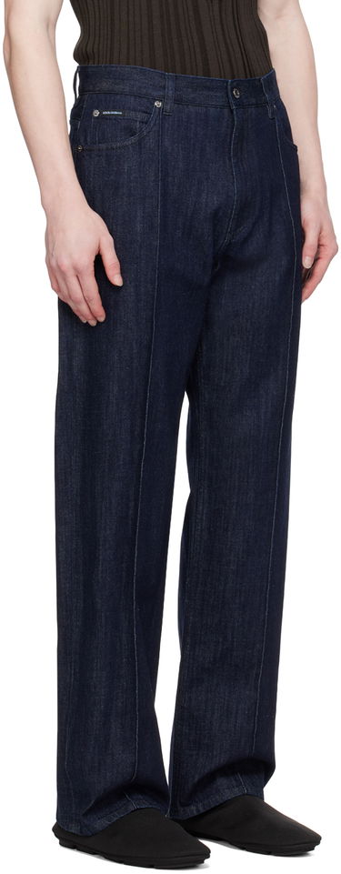Дънки Dolce & Gabbana Seamed Jeans Синьо | GWVNXD G8KG6, 1