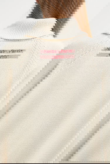 Пуловер KENZO City Landmark Graphic Zipped Wool Cardigan Бяло | FF65CA7453CF, 4