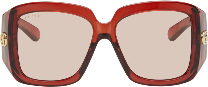 Слънчеви очила Gucci Rectangular Sunglasses Червено | GG1402SA-003