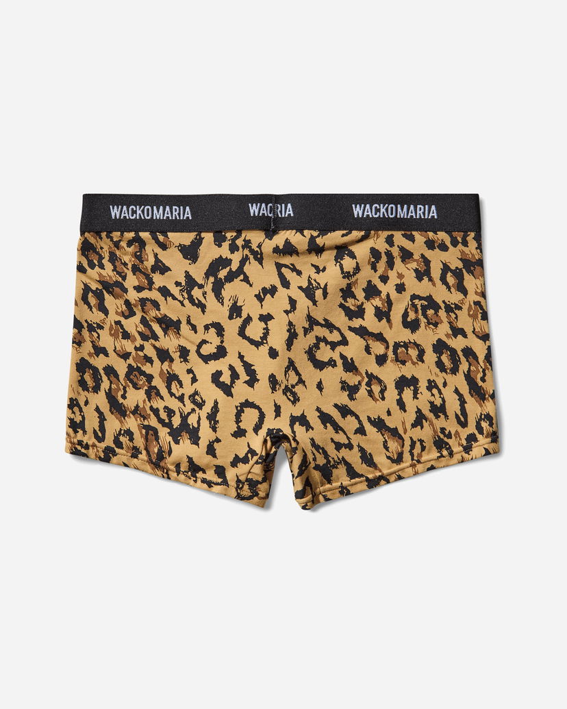 Боксерки WACKO MARIA Wacko Maria Leopard Boxer Briefs Кафяво | WMGP-BR12 BEIGE
