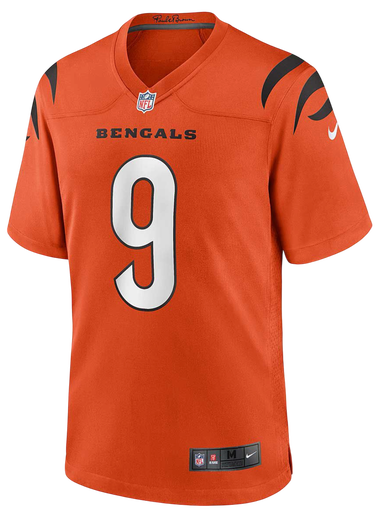 Фланелка Nike NFL Cincinnati Bengals Player Number 9 Jersey with Paul Brown Signature Detail Оранжево
 | 67nm-caga-9af-2ke-67nm-caga-9af-2ke, 0