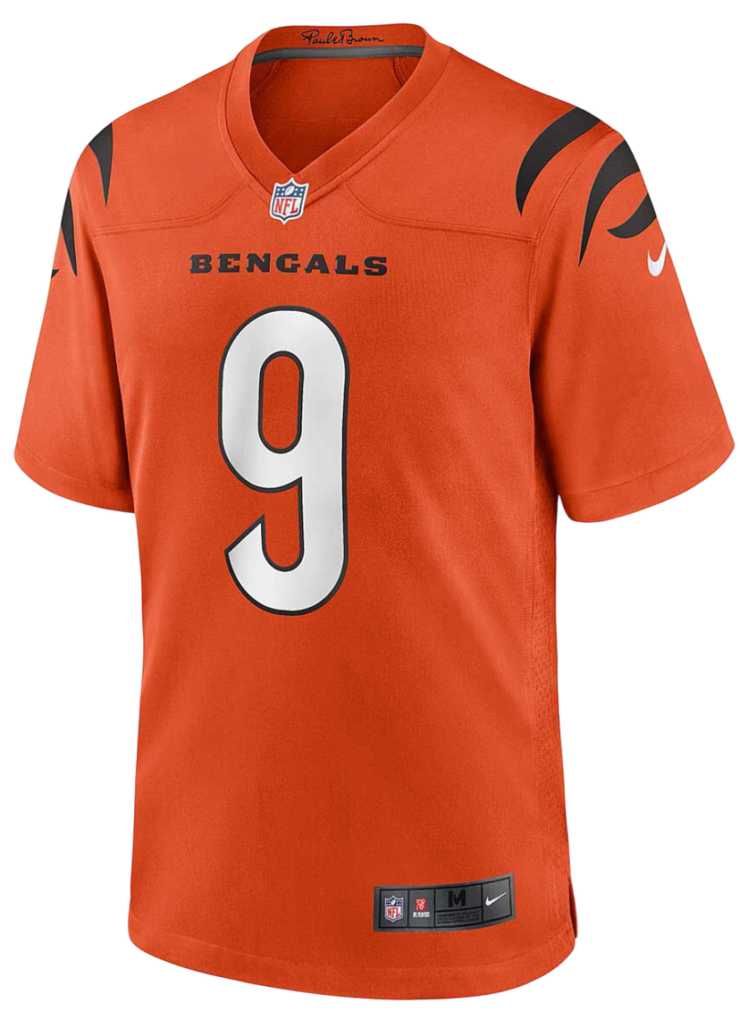 Фланелка Nike NFL Cincinnati Bengals Player Number 9 Jersey with Paul Brown Signature Detail Оранжево
 | 67nm-caga-9af-2ke-67nm-caga-9af-2ke