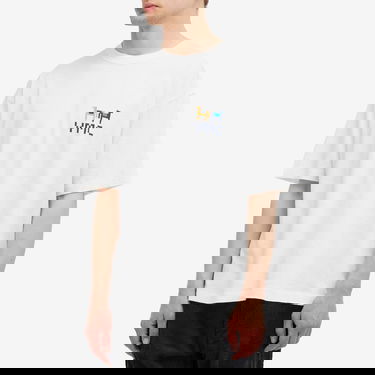 Тениска YMC Triple Quilt Graphic T-Shirt Бяло | P6XAJ-10, 2