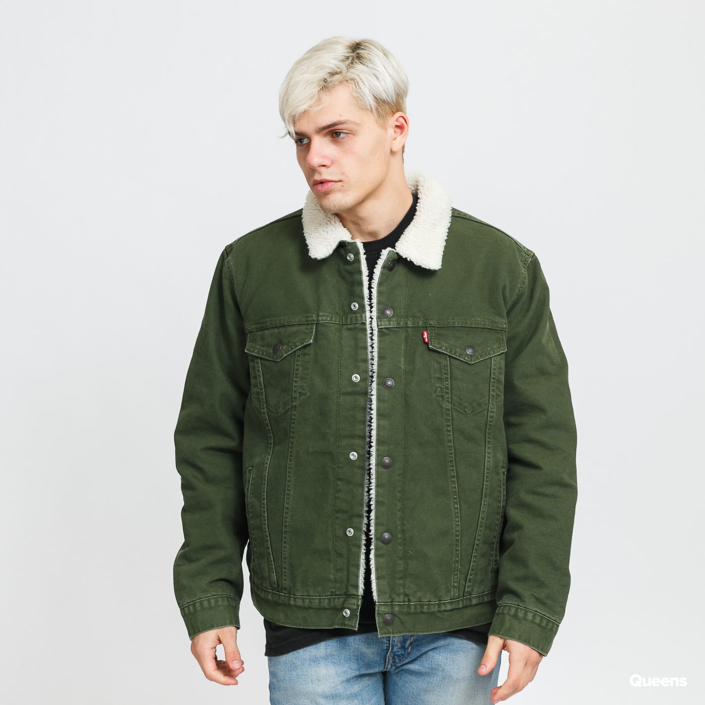 Яке Levi's Type 3 Sherpa Trucker just around Зелено | 16365-0172, 0