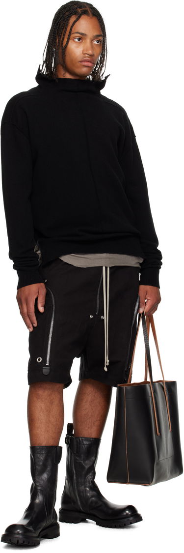 Голяма пазарска чанта Rick Owens Rick Owens Concordians Shopper Tote Черно | RA02E0762 LGET, 3