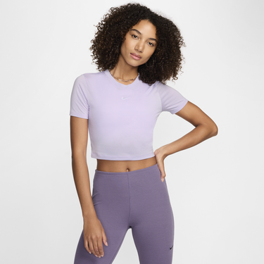 Съкратен топ Nike Sportswear Essential Лилаво | FB2873-511, 0