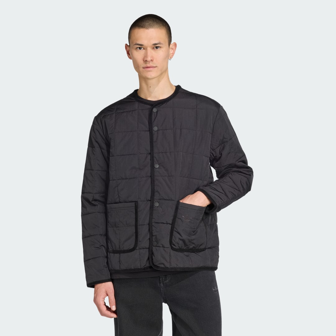 Пухо яке adidas Originals adidas Originals Quilted Jacket Черно | JW5820, 0