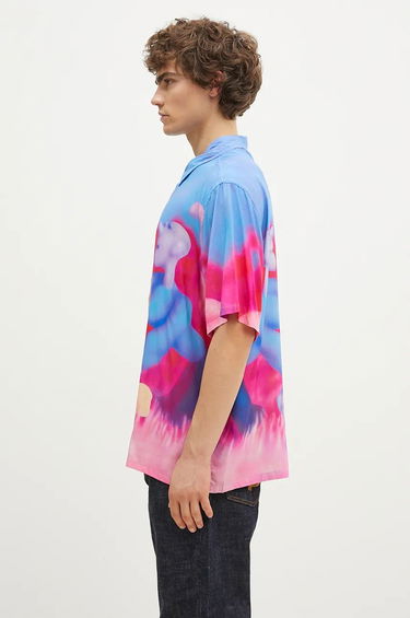 Риза Pleasures Interaction Button Down Shirt Многоцветен | P24F028, 1