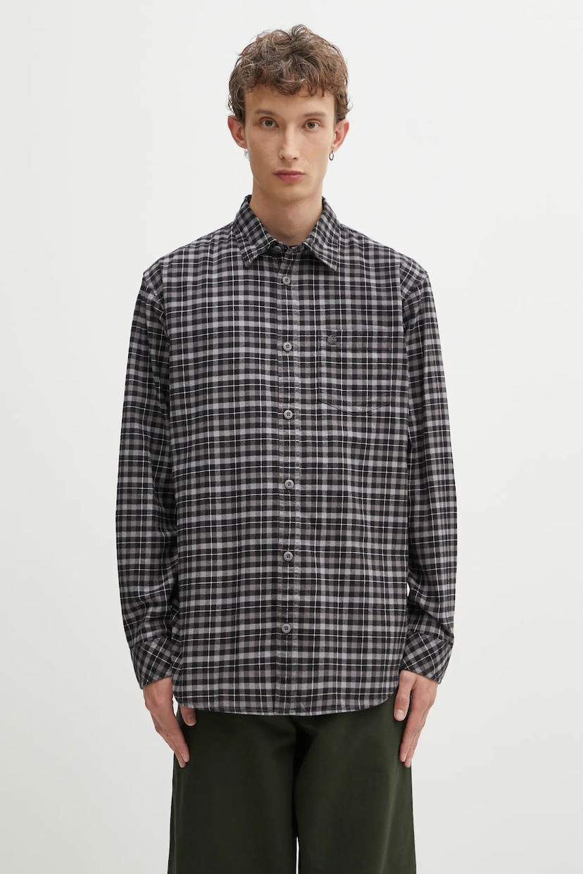 Риза Carhartt WIP Widmark Relaxed Plaid Long Sleeve Shirt with Classic Collar Многоцветен | I035326.35QXX