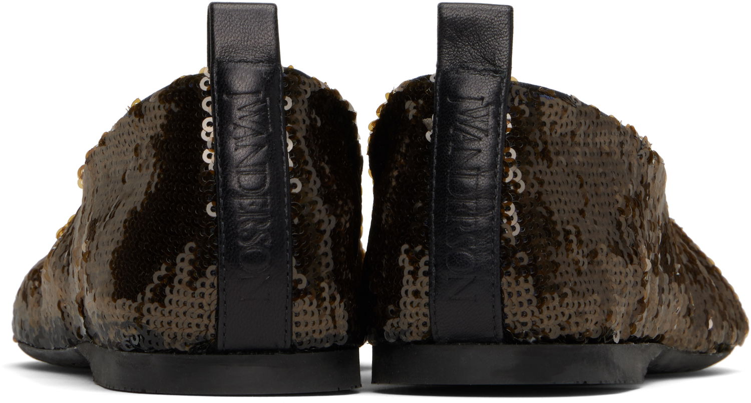 Облекло JW Anderson JW Anderson All-Over Sequin Ballerina Flats Кафяво | BL0034-FA0424, 1