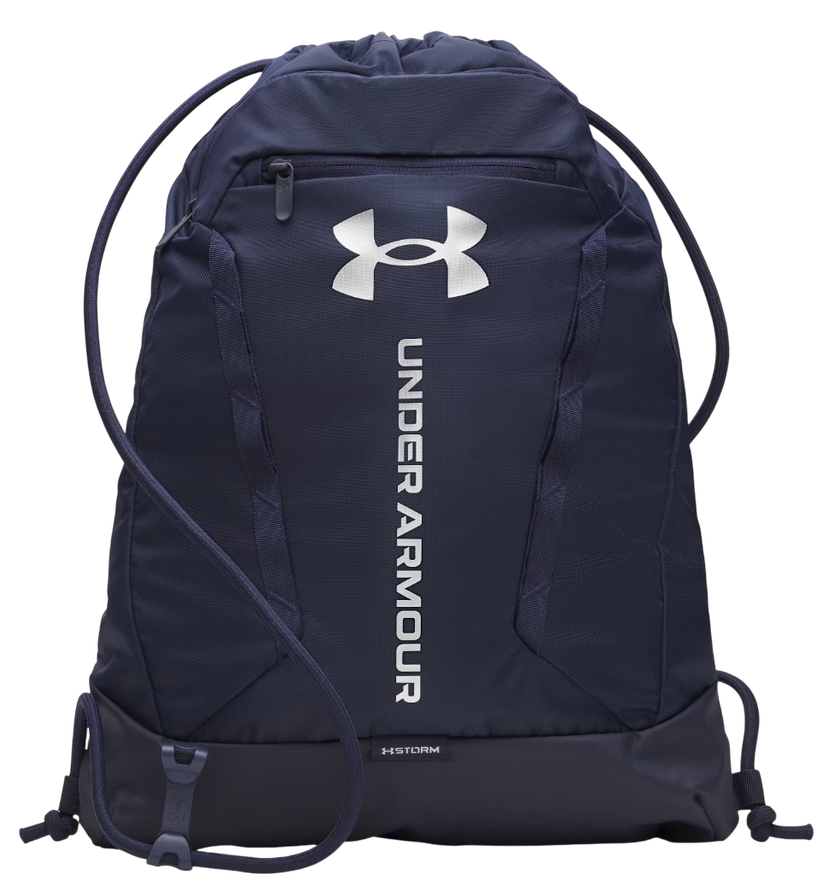 Спортна торба Under Armour Hustle Drawstring Sackpack with Storm Technology Тъмно синьо | 6000519-410