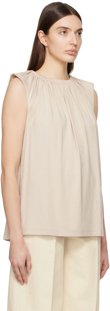 Потник TOTEME TOTEME Women's Crewneck Tank Top Бежово | 242-WRT1716-FB0163, 1