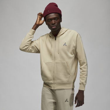 Суитчър Jordan Jordan Essentials Full-Zip Fleece Hoodie Бежово | DQ7350-206, 0