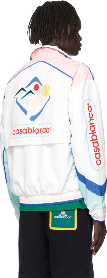 Ветровка Casablanca Casablanca Casa Sportif Windbreaker Jacket Бяло | U-MPF25-JK-033-01, 2