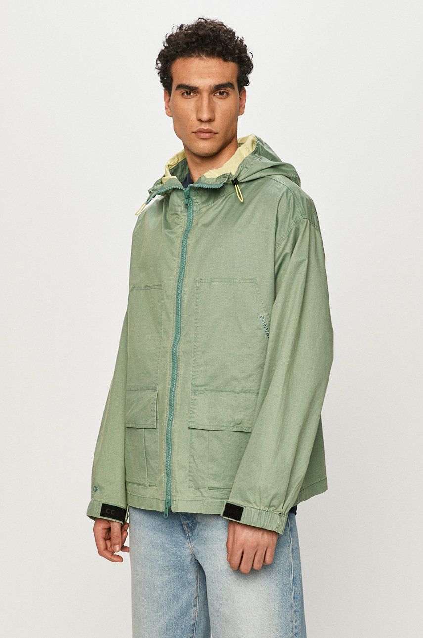 Ветровка Converse Converse Hooded Jacket Зелено | 10021097.A03, 0