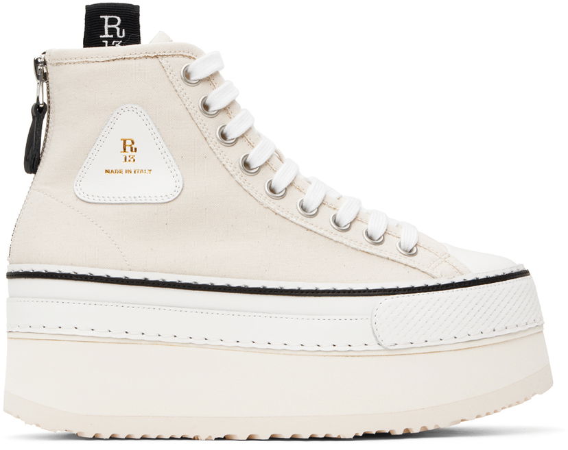Облекло R13 R13 Courtney Platform Бяло | R13S0071-003