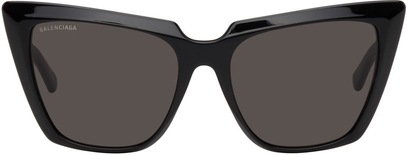Слънчеви очила Balenciaga Black Cat-Eye Черно | BB0046S-001