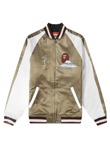 Яке BAPE A Bathing Ape Souvenir Jacket Зелено | 001HJI801010M-ODR