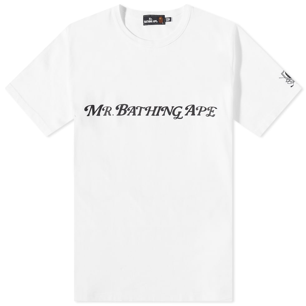 Тениска BAPE A Bathing Ape Mr Bathing Ape Golf Wide Tee Бяло | 007TEI801001M-WHT, 0