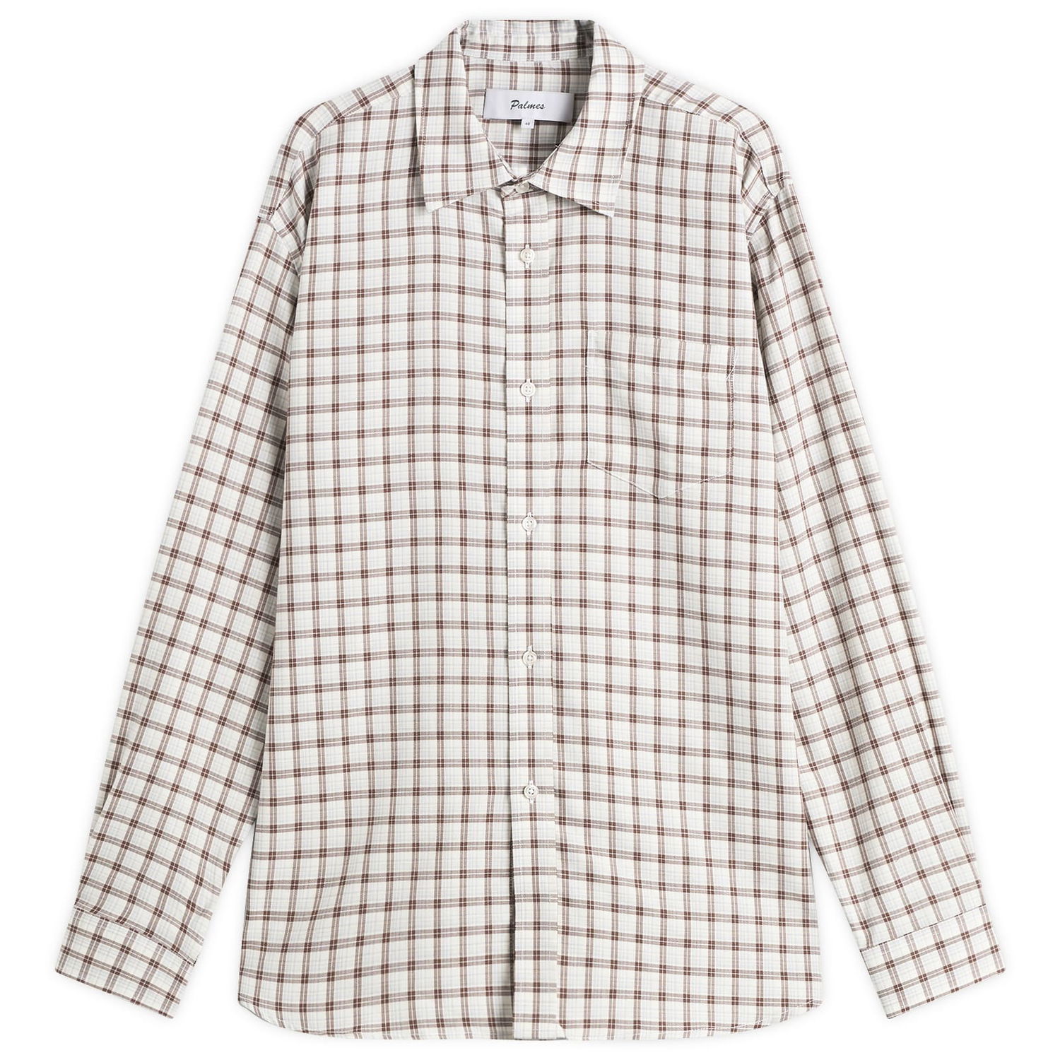 Риза Palmes Cotton Merino Shirt Бяло | P30-0036-132, 1