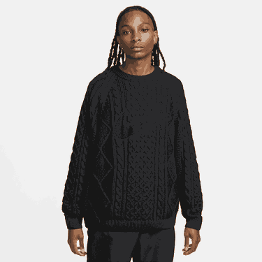 Пуловер Nike Life Cable Knit Sweater Черно | DQ5176-010, 4