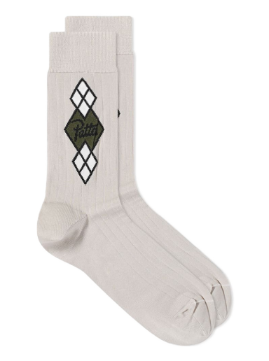 Чорапи Patta Argyle Dress Sock Бежово | PSS23RGYLDRSSS1