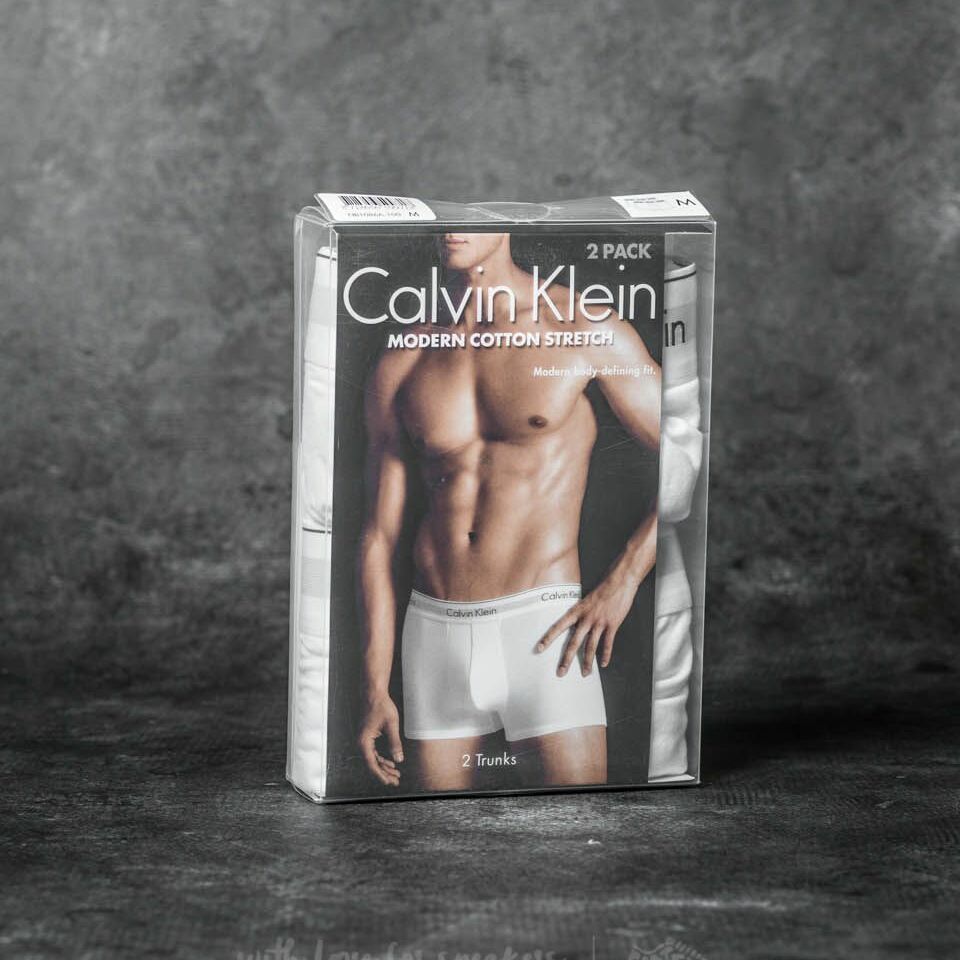 Боксерки CALVIN KLEIN Trunks Бяло | NB1086A-100, 1