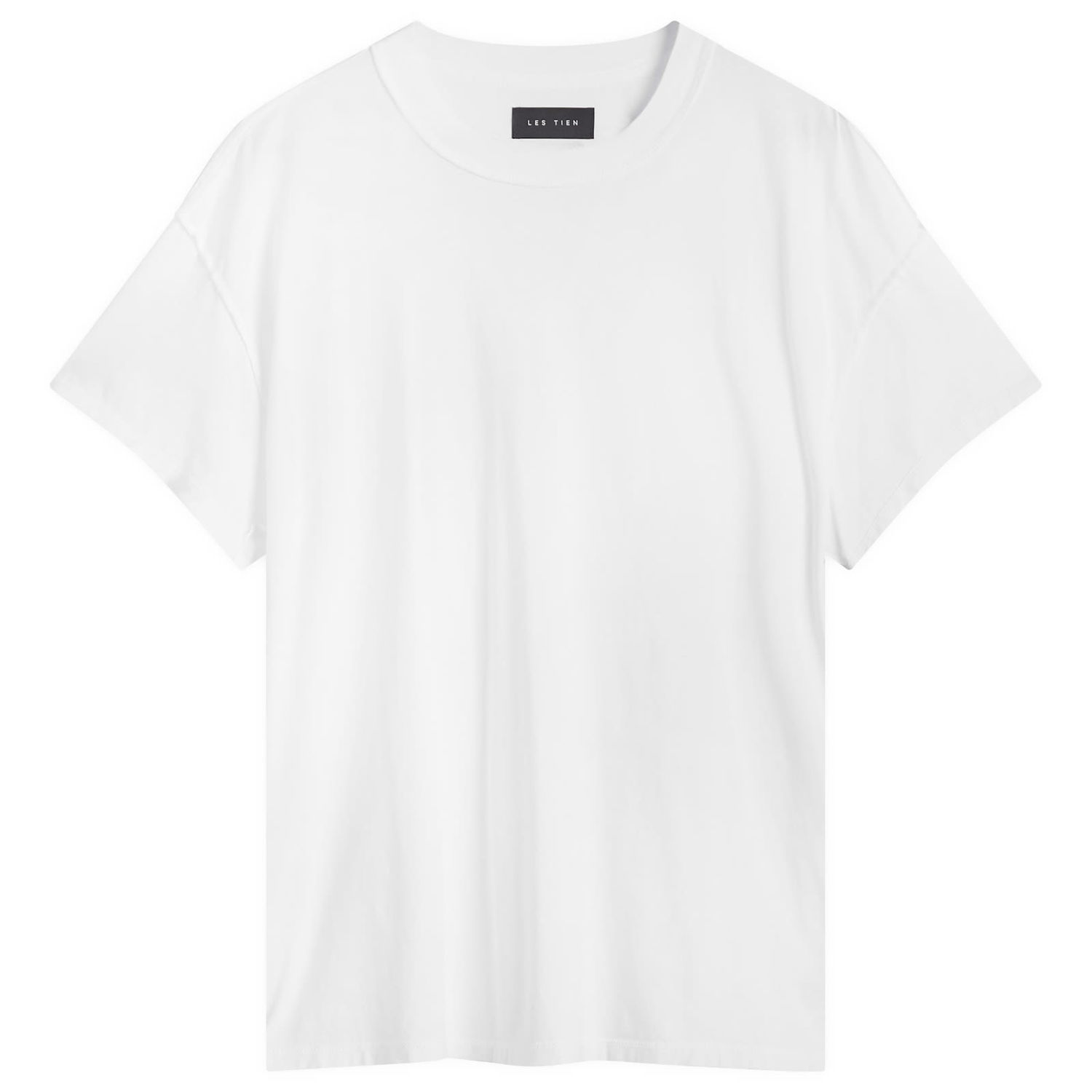 Тениска LES TIEN Les Tien Lightweight Inside Out T-Shirt, Size Large Бяло | CC-2020-WHT, 0