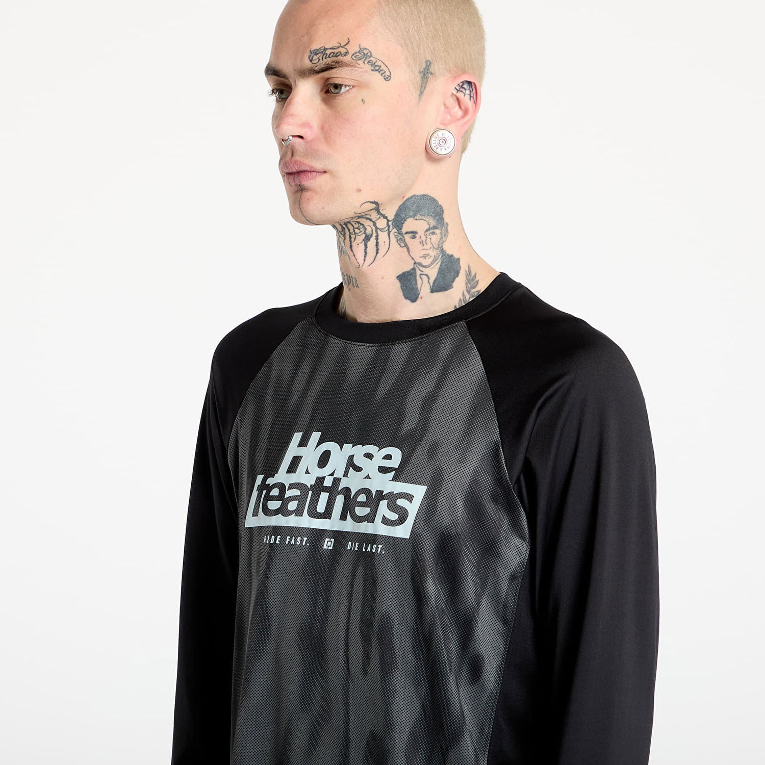 Фланелка Horsefeathers Horsefeathers Spike Long Sleeve Bike Jersey Черно | TM065C, 1