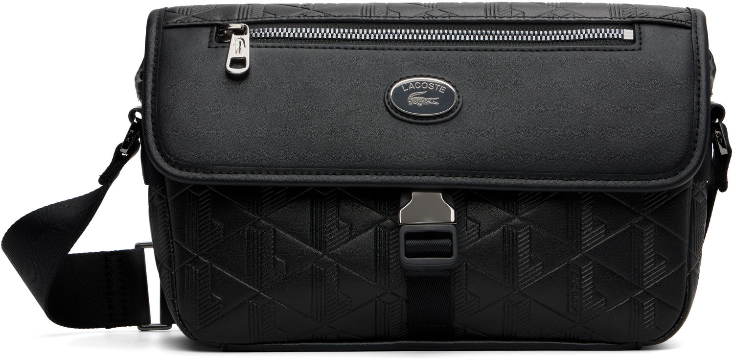 Чанта през рамо Lacoste Lacoste Nomogramme S Flap Bag Черно | NH5062MR_000, 0