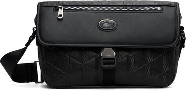 Чанта през рамо Lacoste Lacoste Nomogramme S Flap Bag Черно | NH5062MR_000, 0