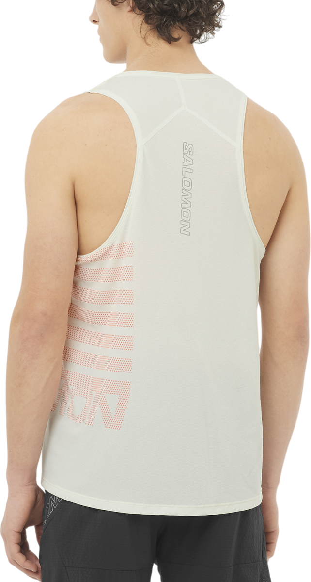 Потник Salomon Salomon Sense Aero Graphic Singlet Бяло | lc2693-0, 1