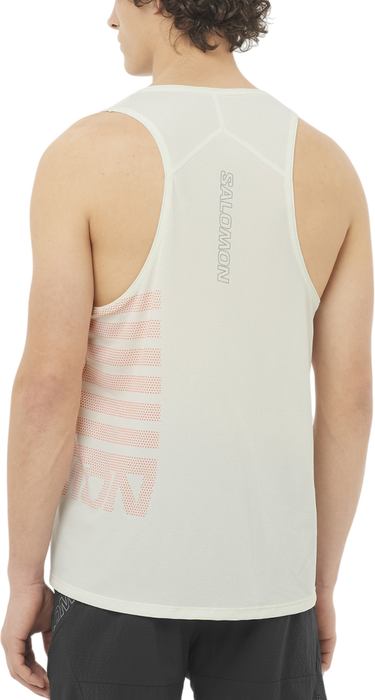 Потник Salomon Salomon Sense Aero Graphic Singlet Бяло | lc2693-0, 1