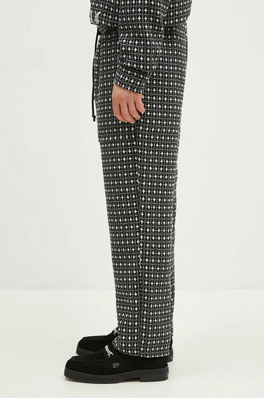 Панталони Pleasures Cross Easy Pants Patterned Сиво | P24F035, 1