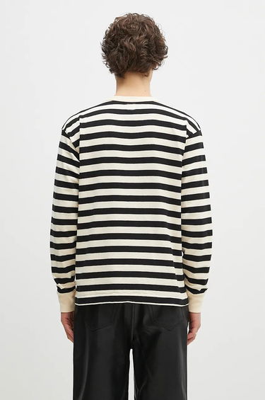 Тениска Human Made Striped Long Sleeve T-Shirt Бяло | HM28CS039, 2