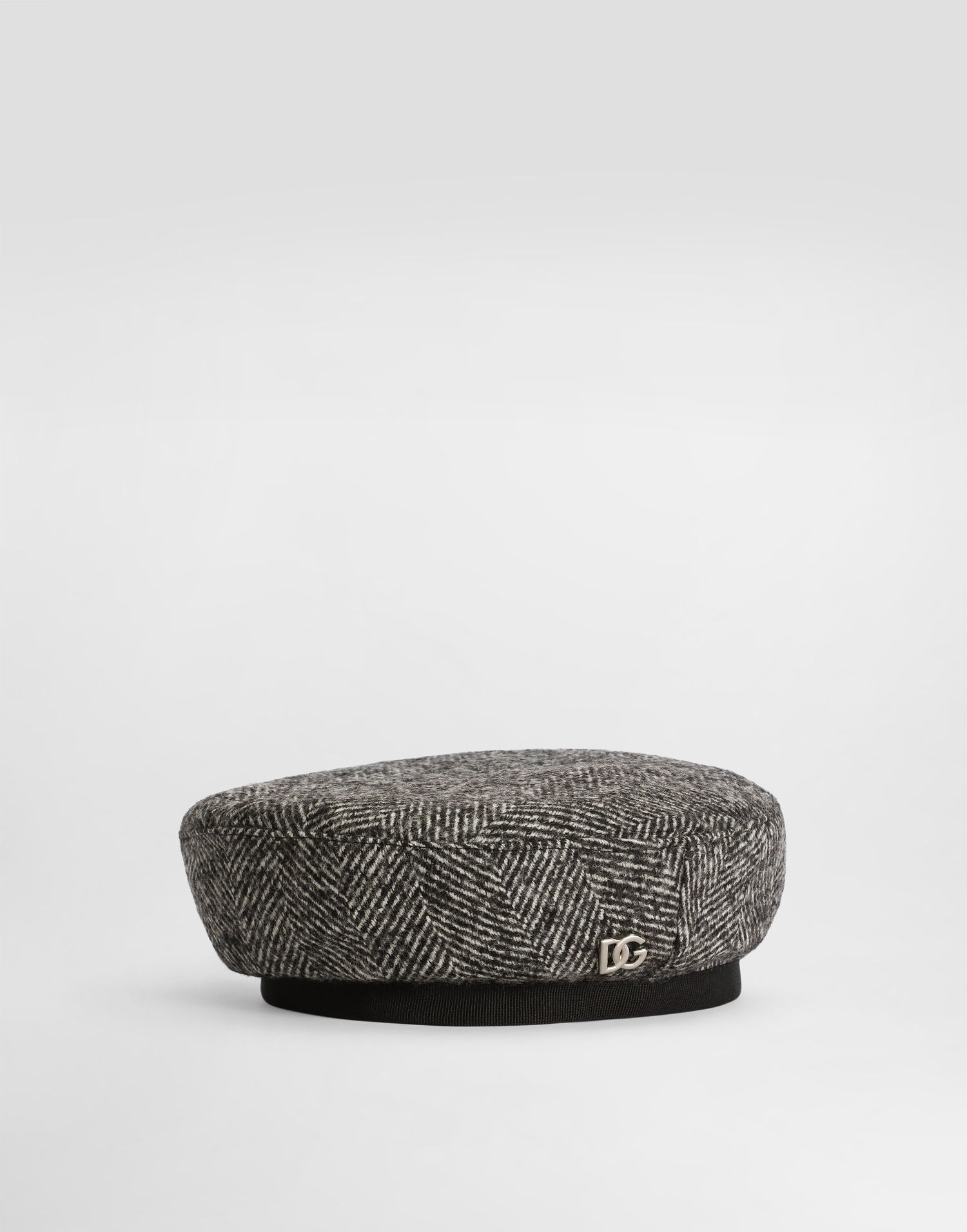Барета Dolce & Gabbana Dolce & Gabbana Wool Blend Chevron Beret Сиво | LB5H43FCZAFS8030, 0
